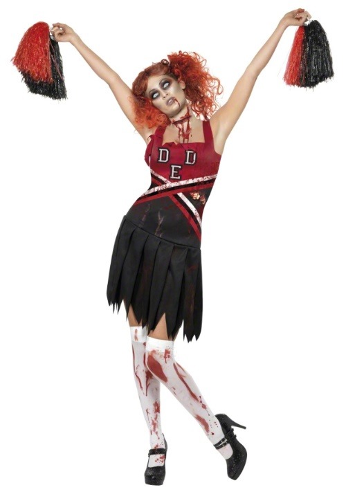 Womens Zombie High School Cheerleader Costume