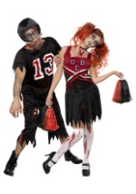 Womens Zombie High School Cheerleader Costume Alt 3