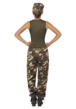 Camo Soldier Womens Costume Alt 1