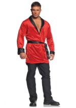 Men's Red Smoking Jacket