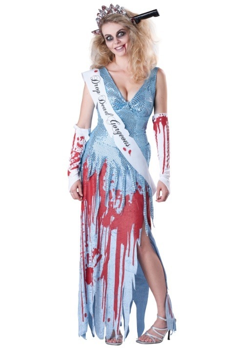 Adult Zombie Prom Queen Costume