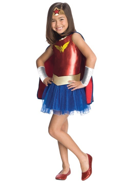 Wonder Woman Tutu Girls Costume