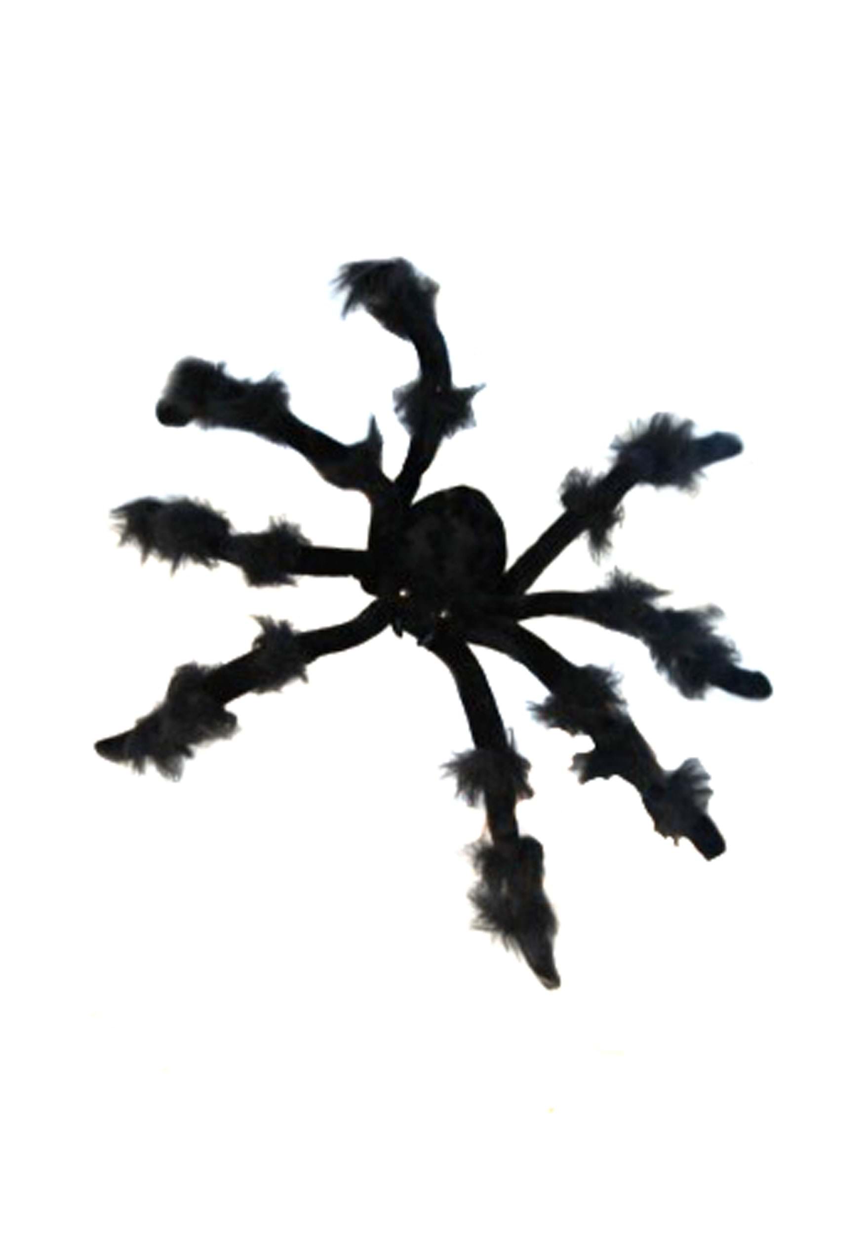 Poseable Black 20 Inch Spider Decoration