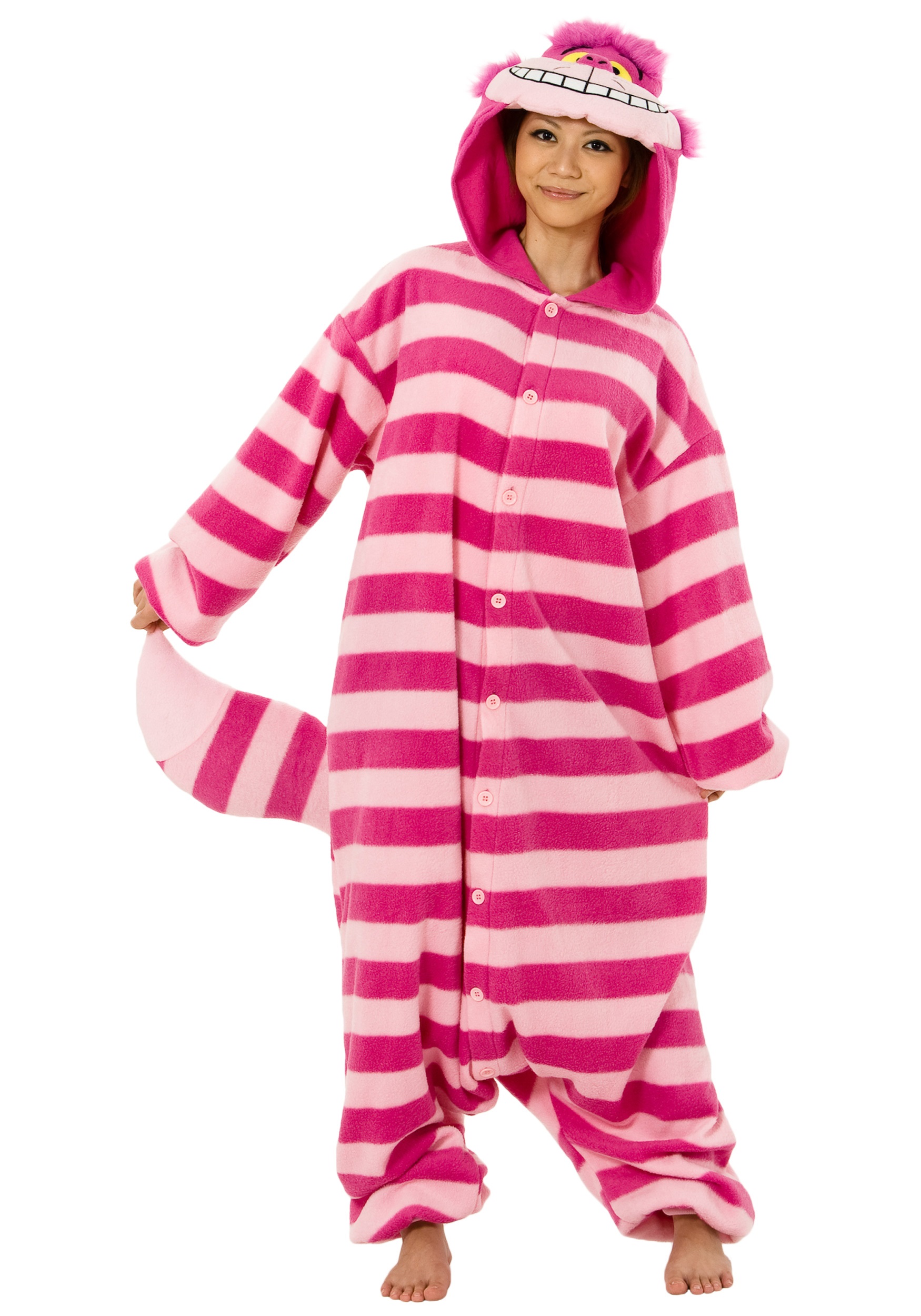 Alice In Wonderland Cheshire Cat Pajama Onesie , Cheshire Cat Costumes