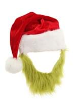 Mister Grinch Hat with Fur Beard Alt 1