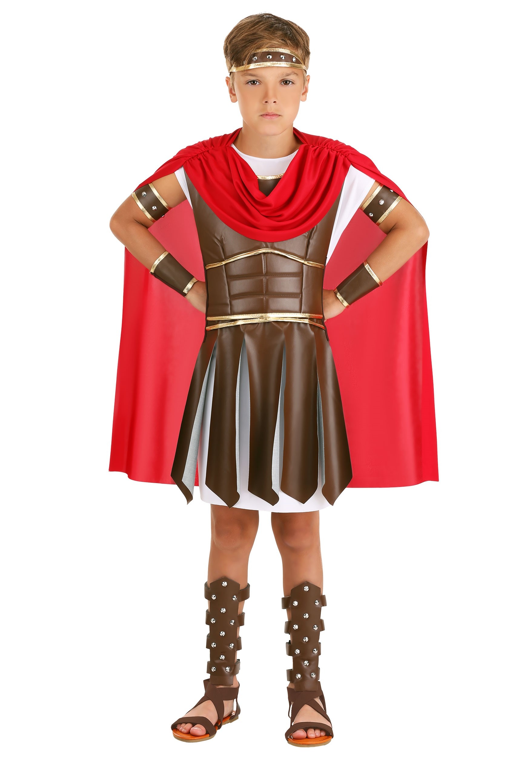 Roman Warrior Costume For Boys