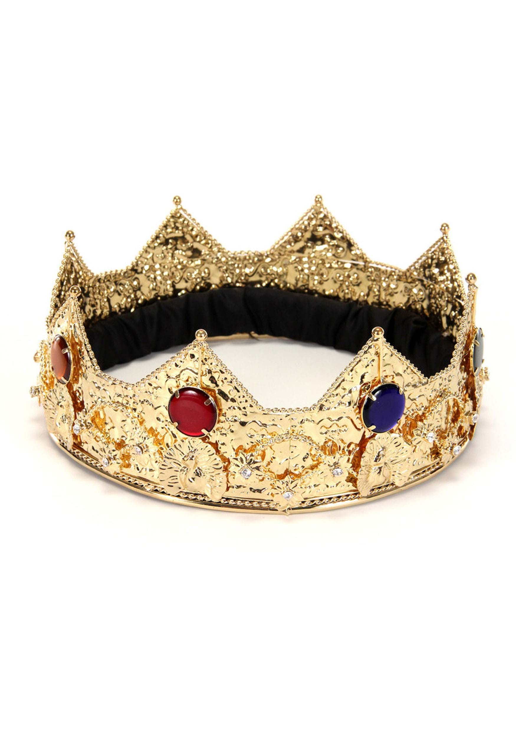 Golden King Costume Crown