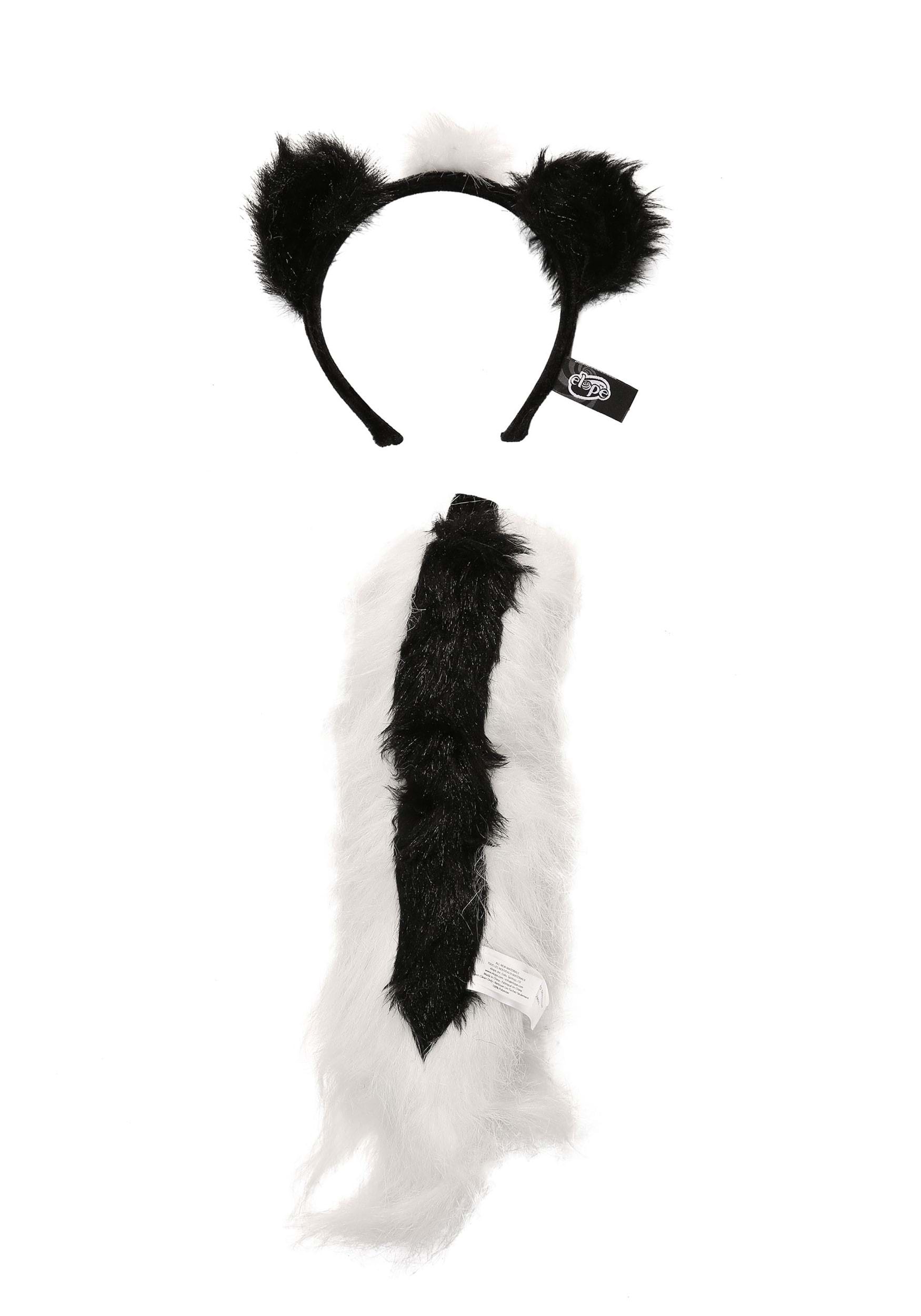 Adult Skunk Ears & Tail Kit , Animal Costumes Kit
