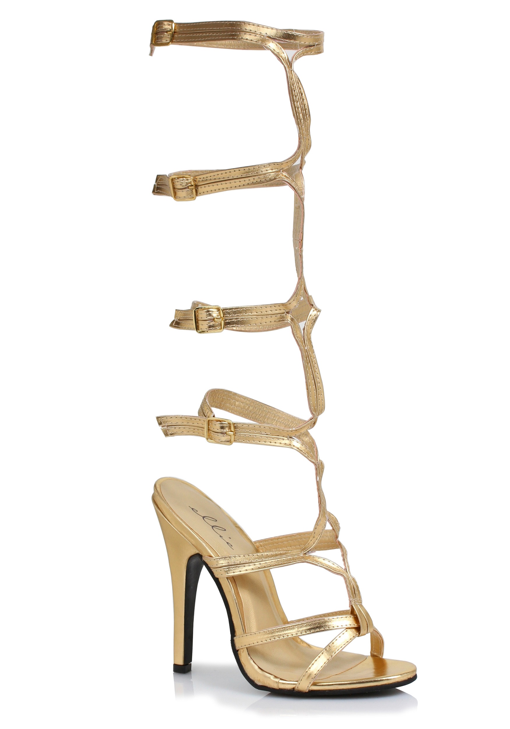 Women's Gold Goddess Costume Heels