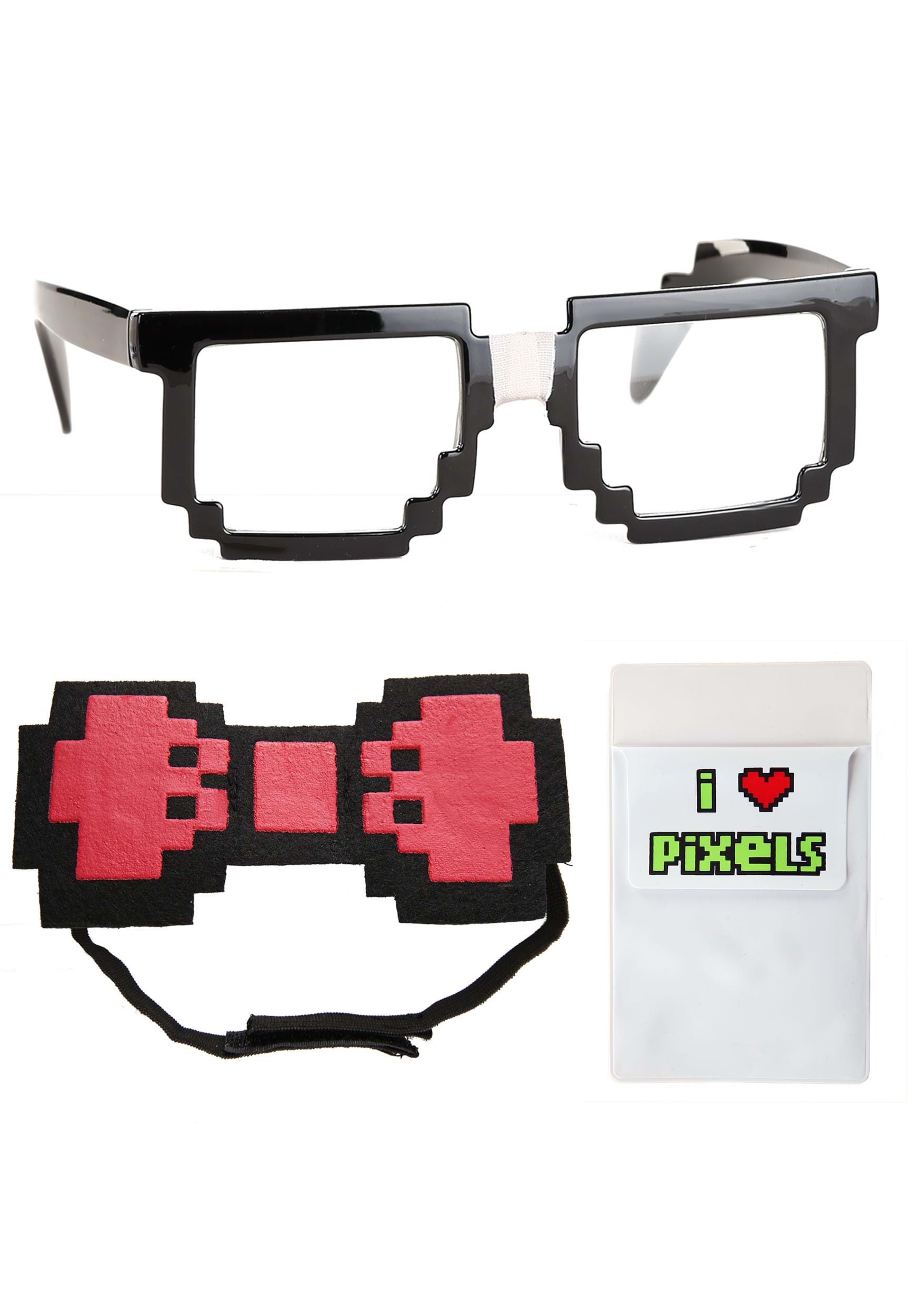 Pixel & Nerd Costume Kit