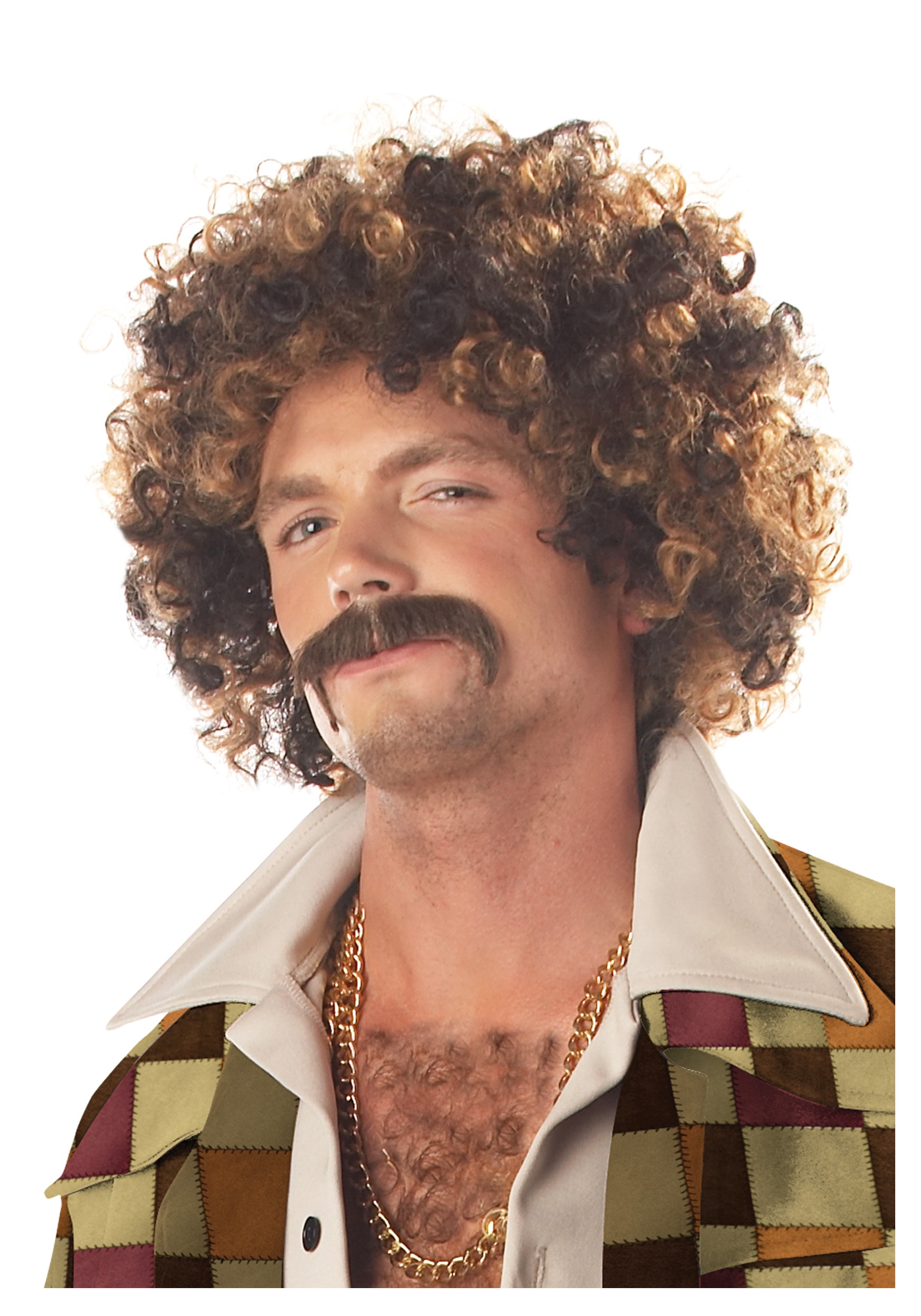 Disco Dirt Bag  Mustache And Wig