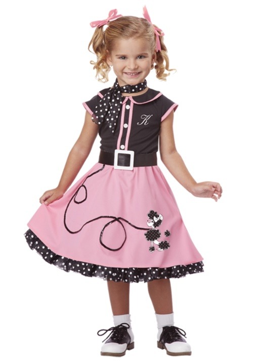 50s Poodle Cutie Toddler Costume