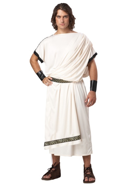 Deluxe Toga Costume For Men