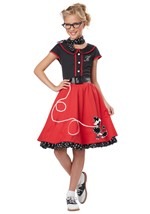 Girls Red 50s Sweetheart Costume