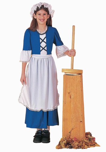 Children's Colonial Girl Costume