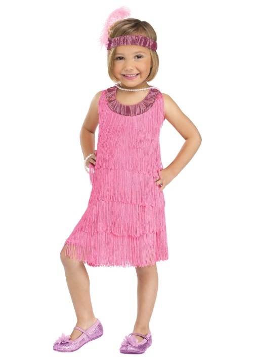 Toddler Pink Flapper Costume