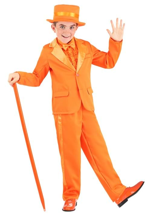 Kids Orange Tuxedo