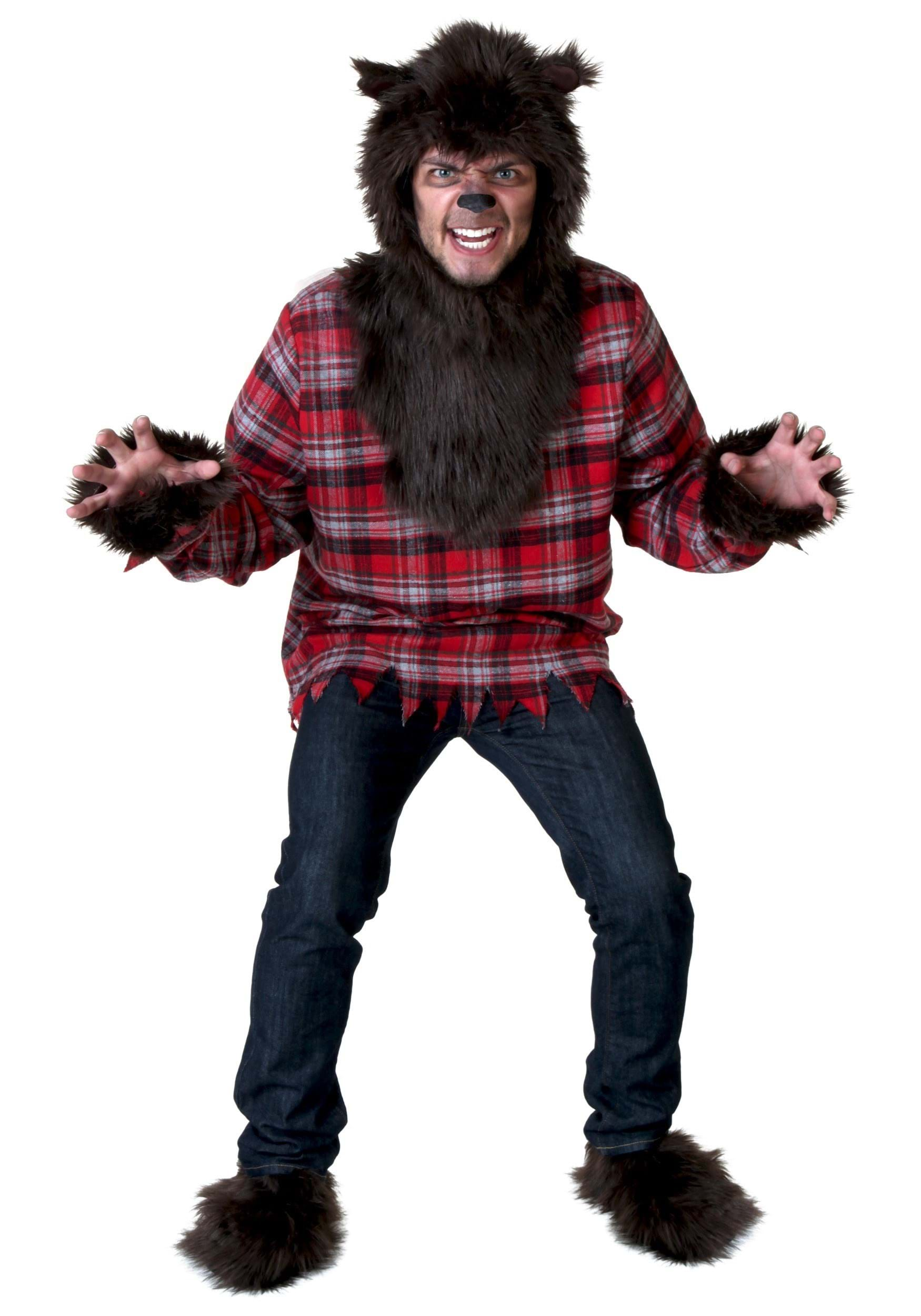 Fierce Werewolf Plus Size Costume for Men