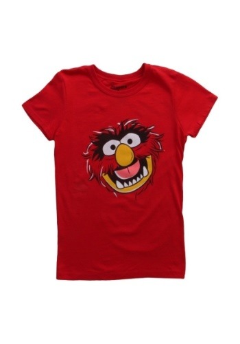 Girls The Muppets Red Monster T-Shirt