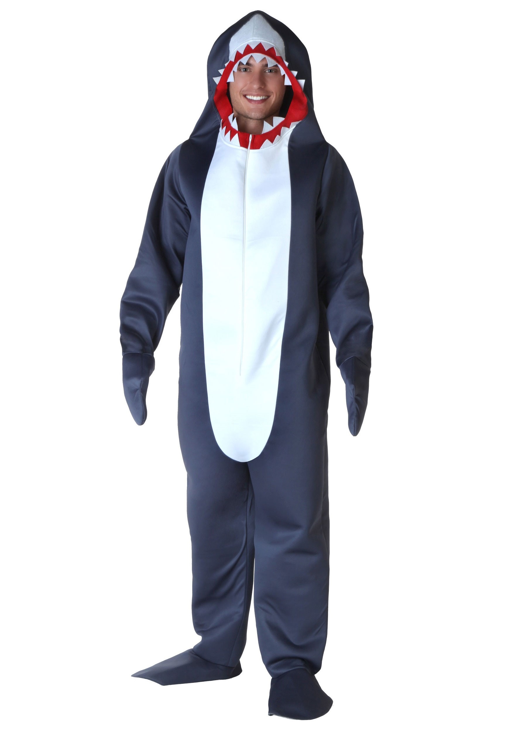 Grey Shark Costume for Men