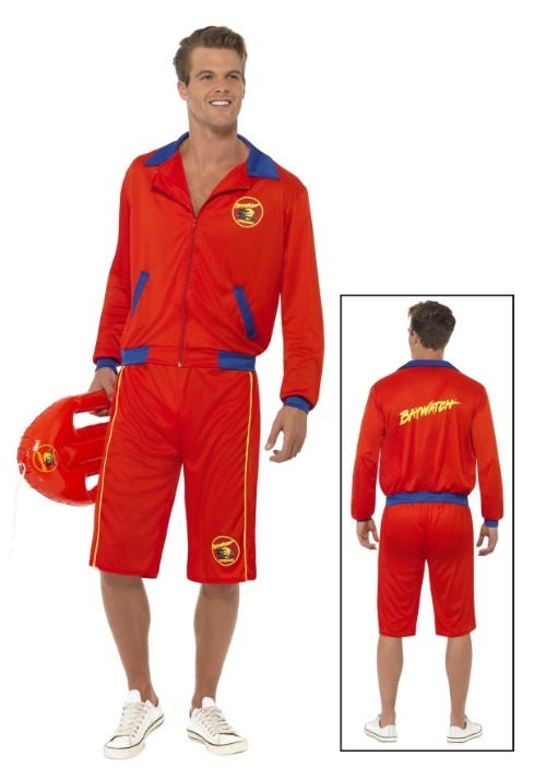 Baywatch Beach Mens Lifeguard Costume