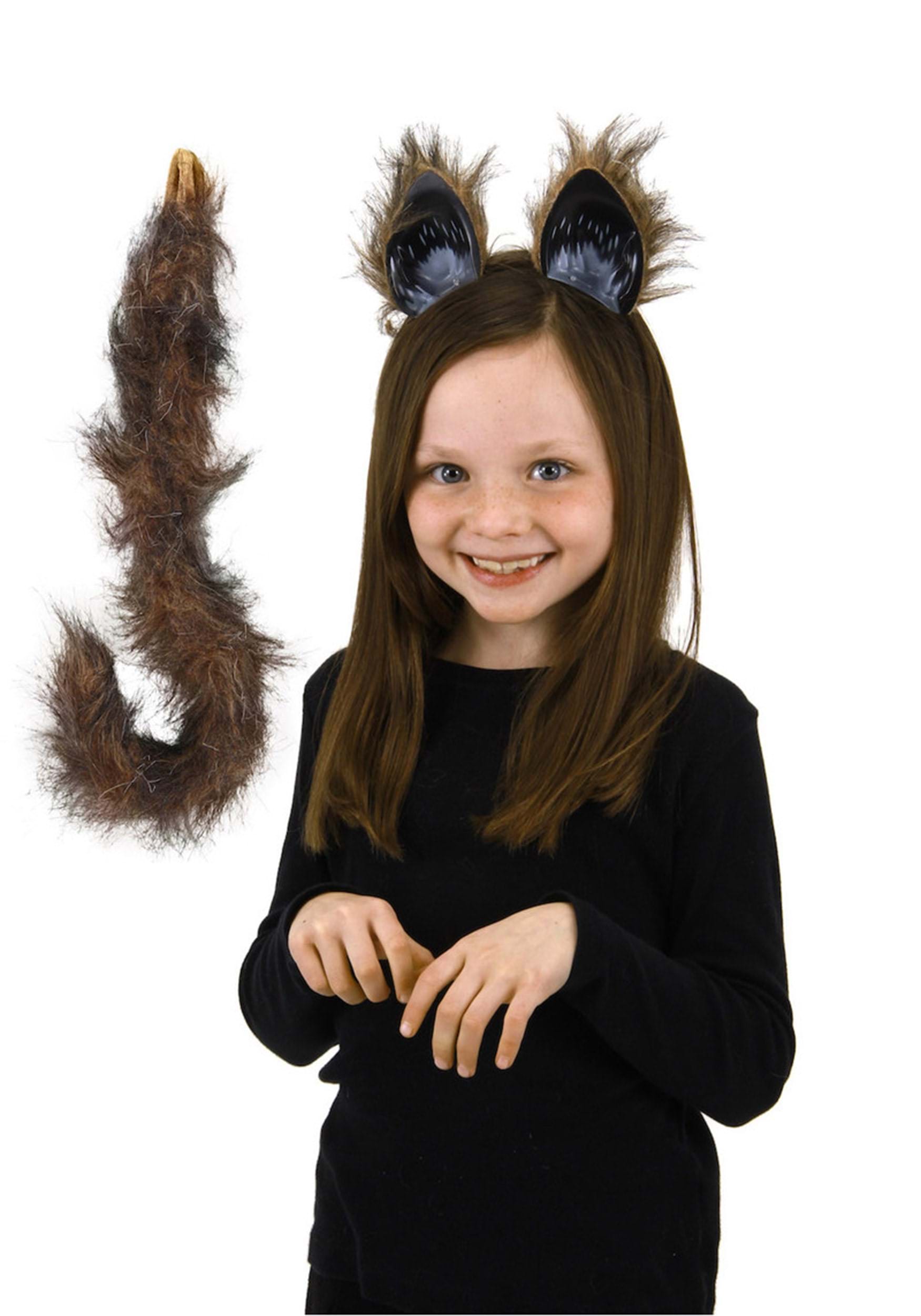 Cat Ears & Tail Costume Accessory Kit , Animal Accessory Kits