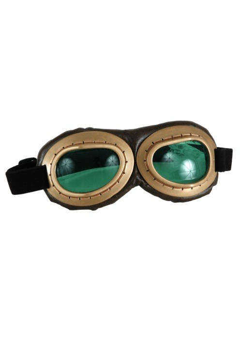 Gold Aviator Goggles