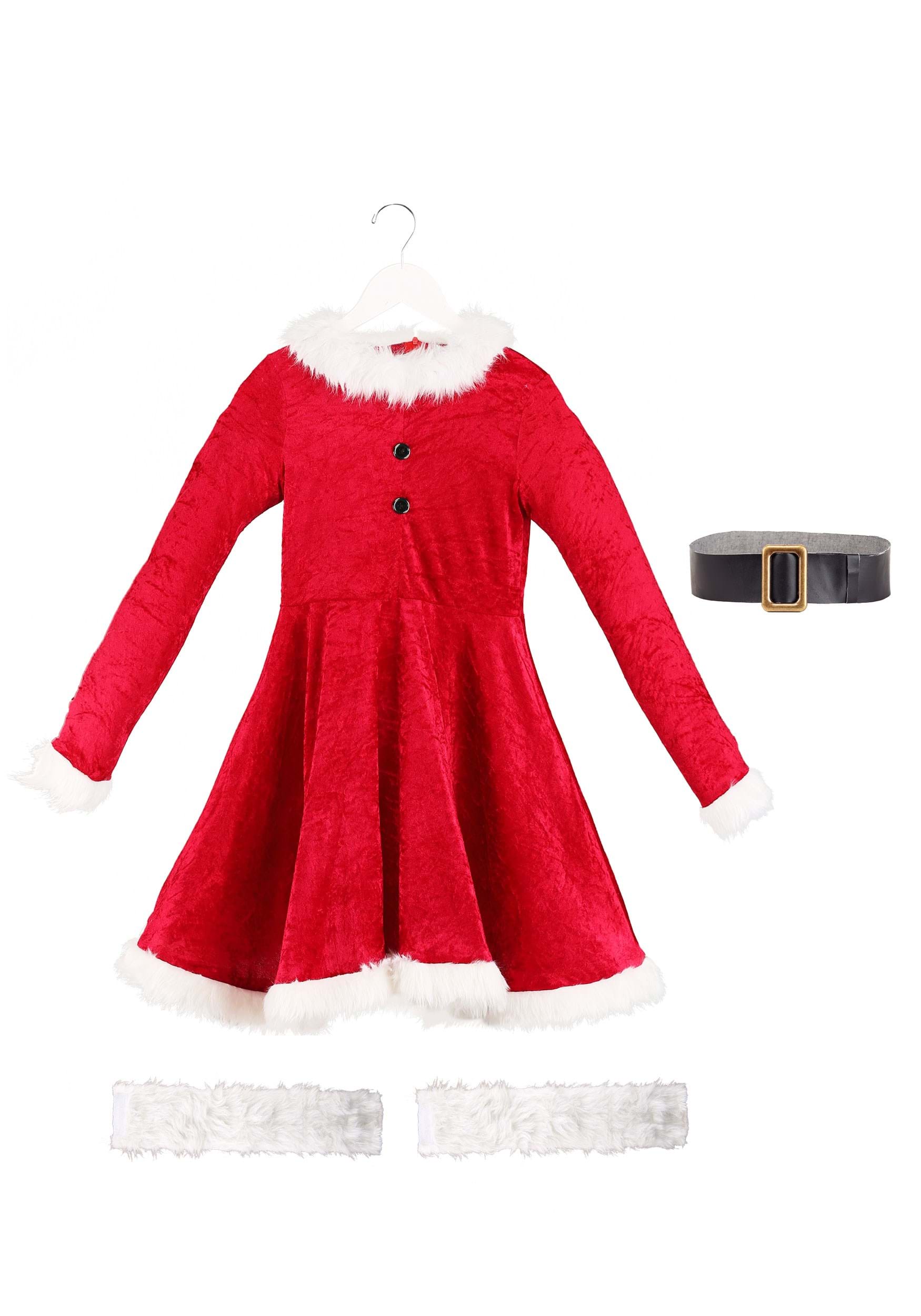 Morph - Santa Costume For Girls - Girls Santa Costume - Girls Mrs Claus  Dress - Mrs Claus Kids Costume - Kids Mrs Claus Dress L - Yahoo Shopping
