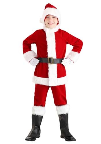 Deluxe Santa Boys Costume