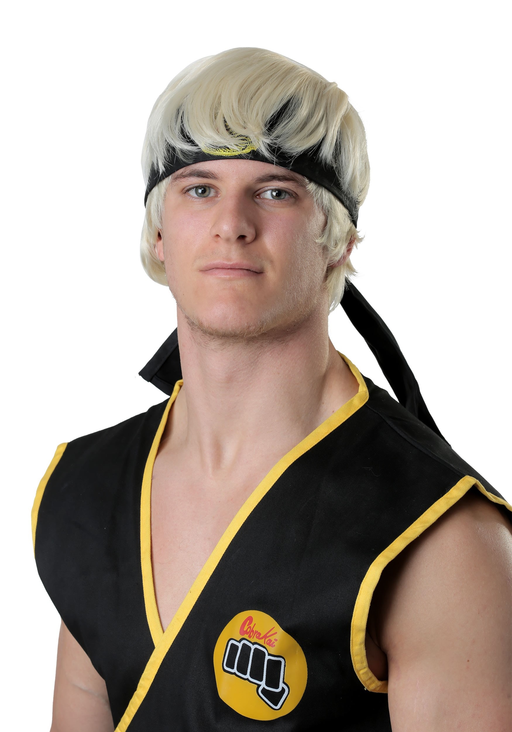 Men's Johnny Wig from the Karate Kid