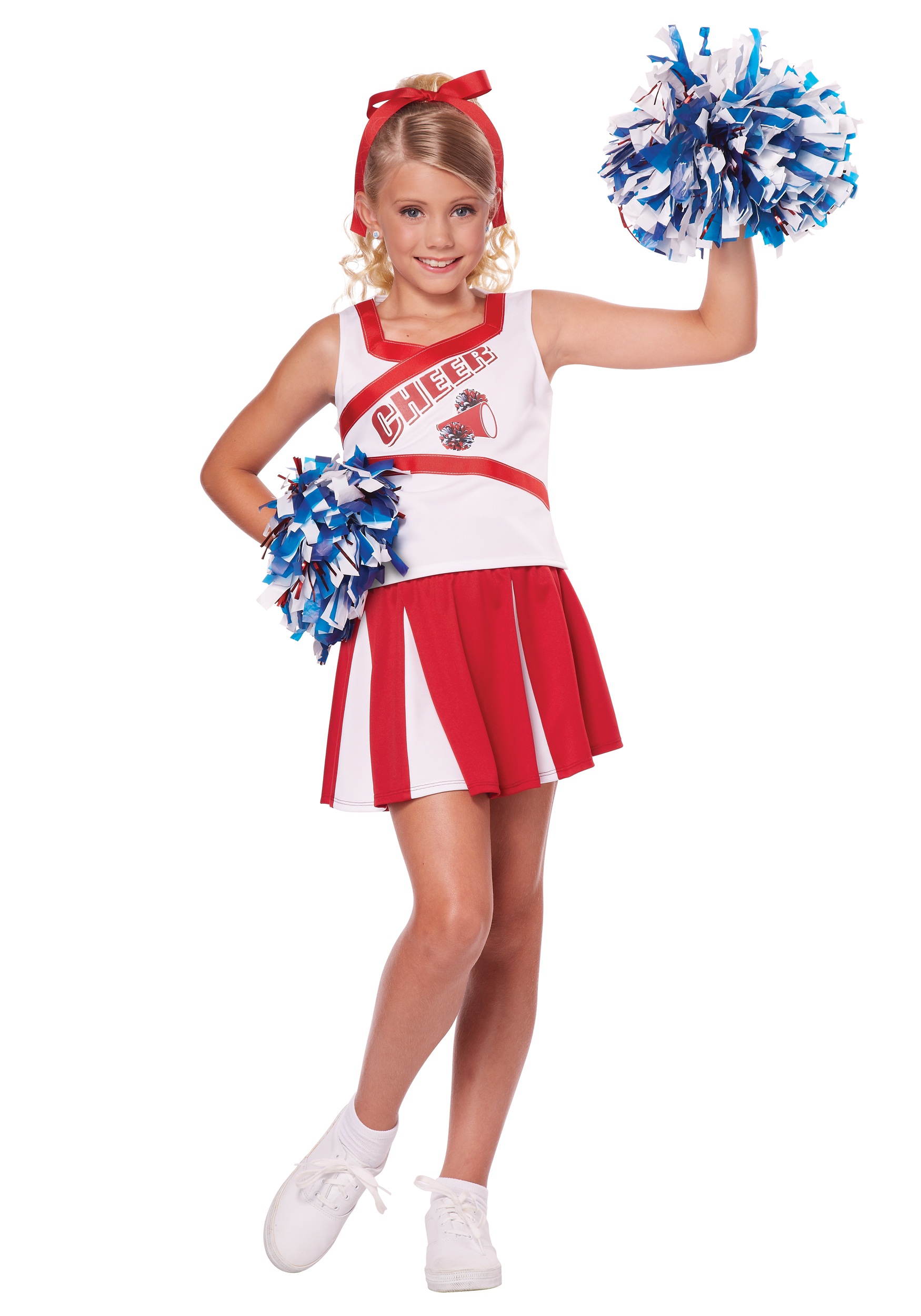 High School Cheerleader Girls Costume - girls red cheerleading outfit roblox