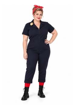 Plus Size Hardworking Lady Costume Main 2