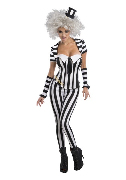 Beetlejuice Womens Corset Costume