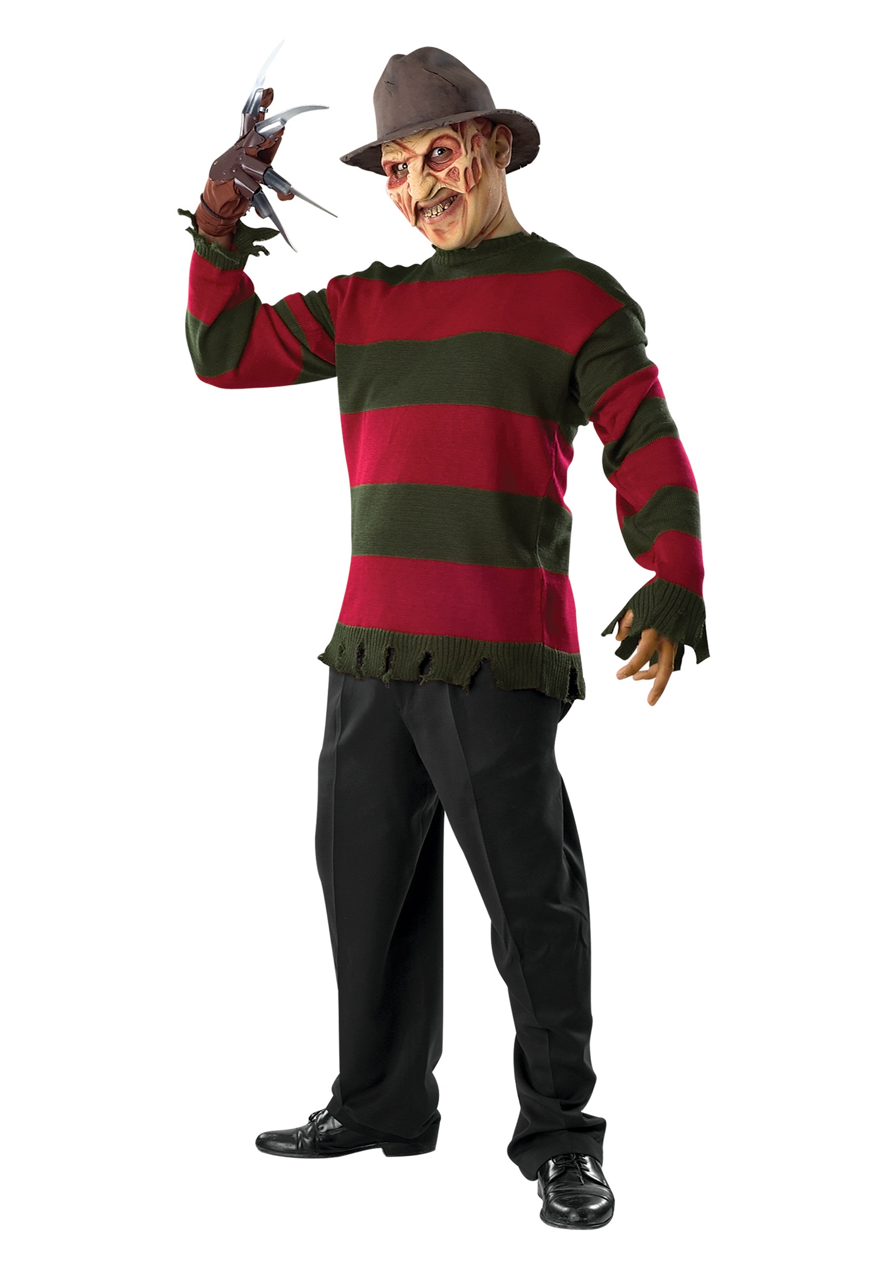 Adult Deluxe Freddy Costume Sweater w/ Mask