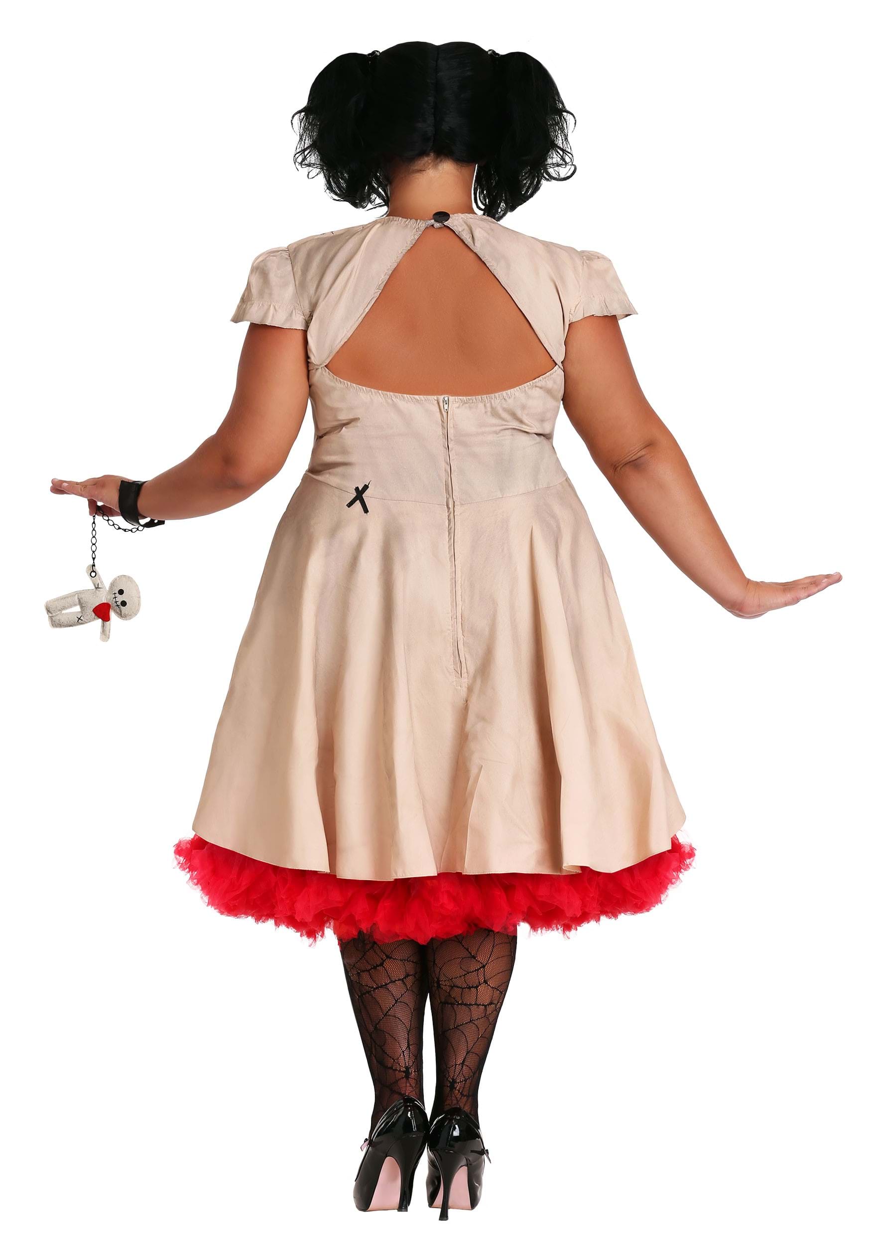 Women's Voodoo Doll Plus Size Costume , Scary Costumes