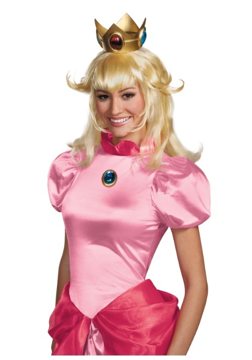 Princess Peach Adult Wig