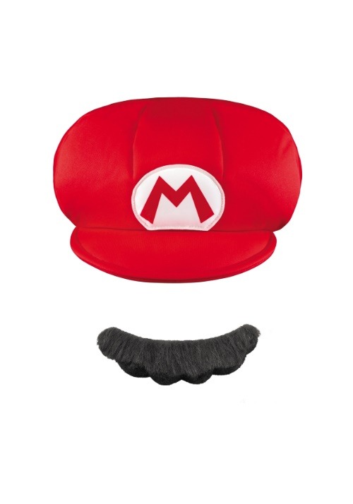 Mario Child Hat and Mustache