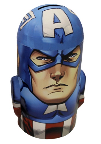 Captain America Tin Bank