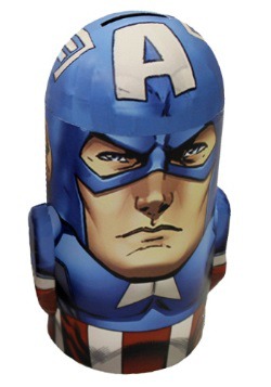 Captain America Tin Bank