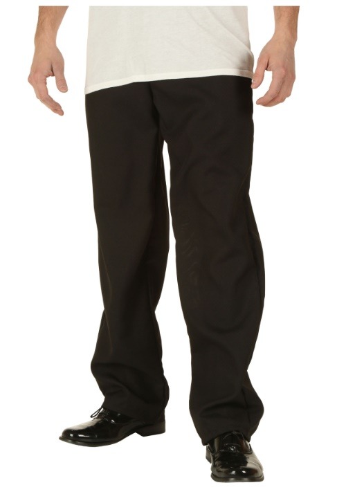 Adult Plus Size Black Pants