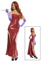 Plus Size Deluxe Sequin Hollywood Womens Costume