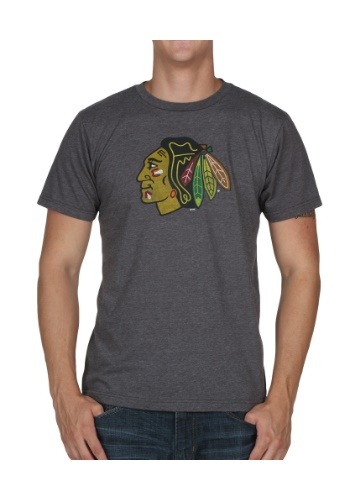 NHL Big Time Play Heathered Chicago Blackhawks Men's Shirt