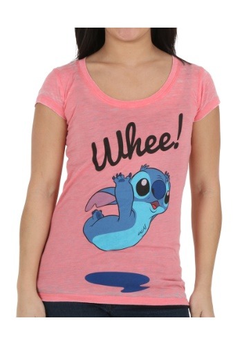 Lilo & Stitch Whee Stitch Juniors T-Shirt