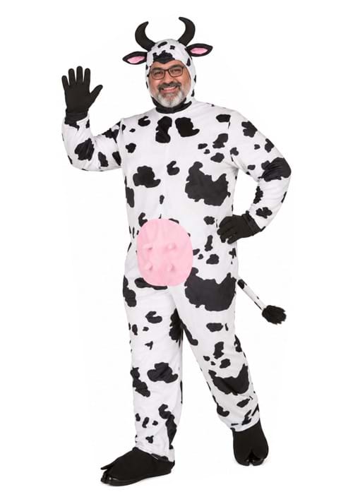 Plus Size Adult Deluxe Cow Costume