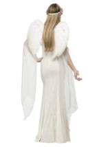 Womens Ivory Angel Costume Dress Alt 1