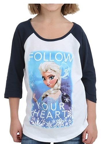 Frozen Group Tween Girls Raglan Shirt