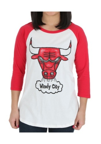Chicago Bulls Raglan Women's Shirt