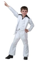 Kids Deluxe Saturday Night Fever Costume Alt 1