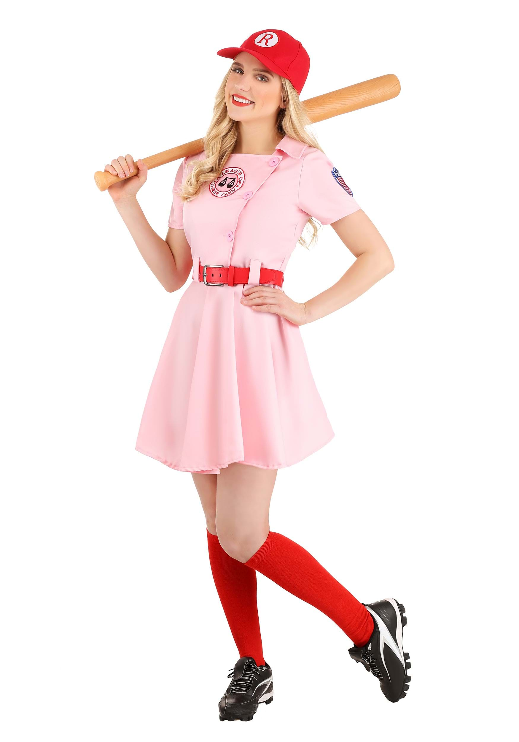 Women's A League of Their Own Dottie Costume | baseball costume