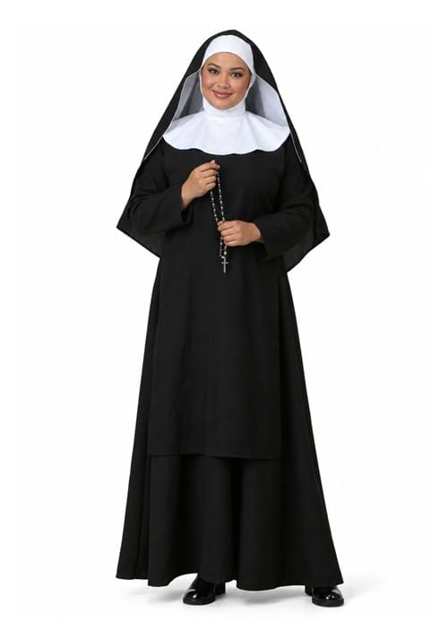 Deluxe Nun Plus Size Womens Costume Upd 1